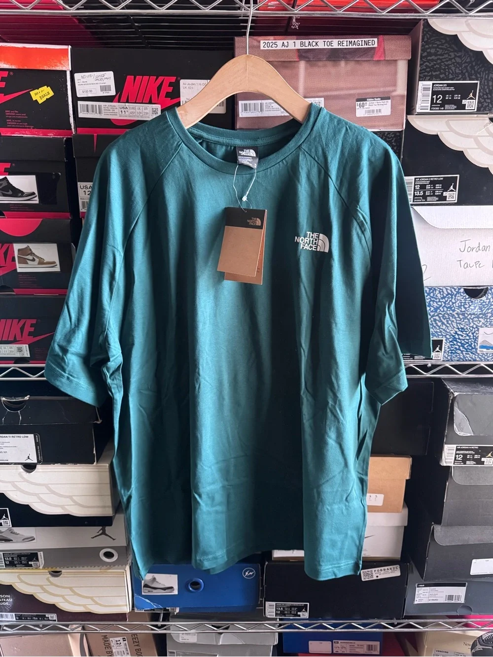 The North Face Denali Mountain Graphic Tee - Teal Green